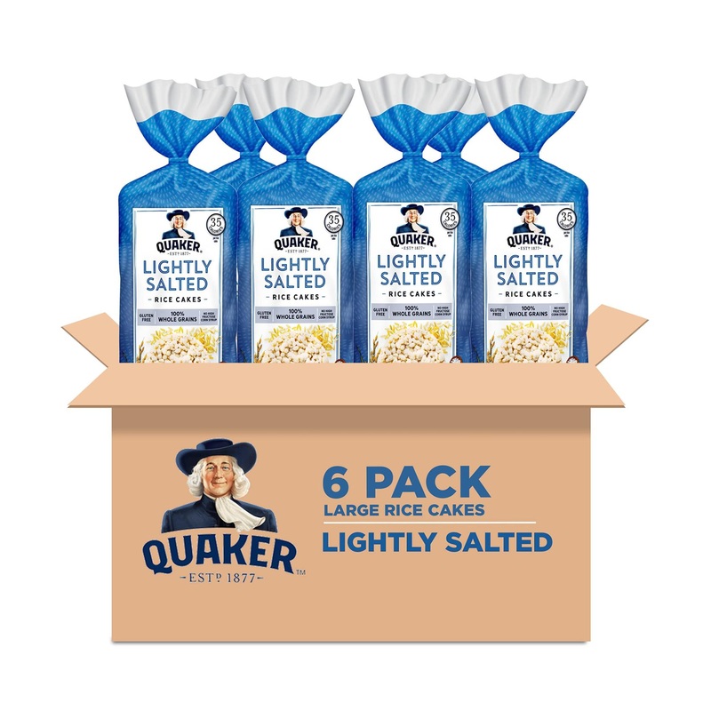 Quaker Large Rice Cakes – Lightly Salted – Pack of 6 | Buy Internationally Online