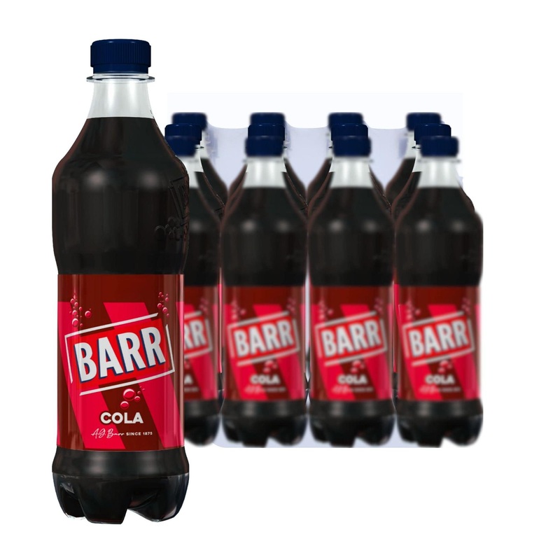 BARR Classic Cola Low Sugar Fizzy Drink 500ml – 12 x 500ml Bottles