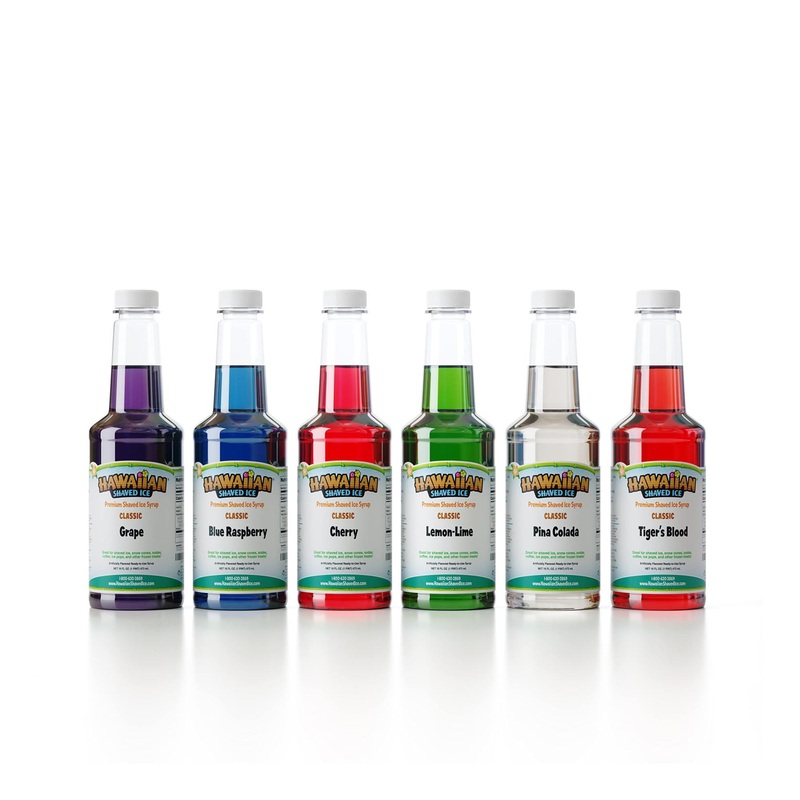Hawaiian Shaved Ice Syrup 16 fl oz – 6 Pack