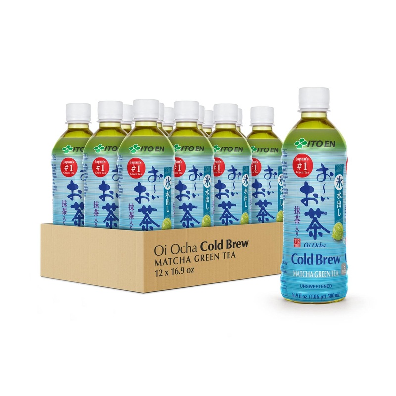 Ito En Oi Ocha Cold Brew Matcha Green Tea 16.9 oz (Pack of 12) – Unsweetened, Zero Calories