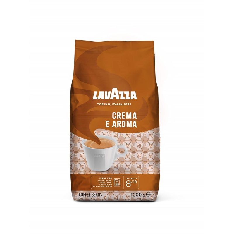 Lavazza Crema e Aroma Arabica and Robusta Medium Roast Coffee Beans 1 kg – Premium Blend for Rich Aromas – Pack of 1