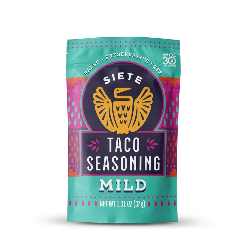Siete Mild Seasoning | Paleo, Preservative Free, Gluten Free, Vegan | Whole 30 Approved | Pack of 6
