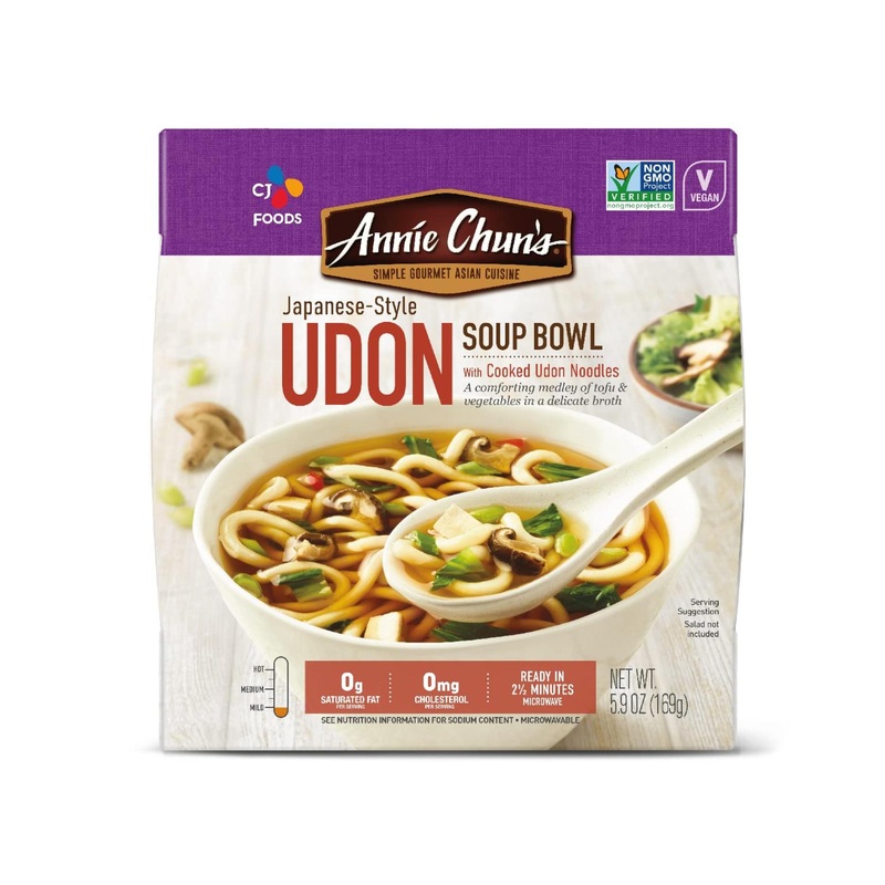 Annie Chun’s Japanese Style Udon Noodle Soup Bowl – Non-GMO, Vegan, Healthy & Delicious (Pack of 6) – 5.9 Oz