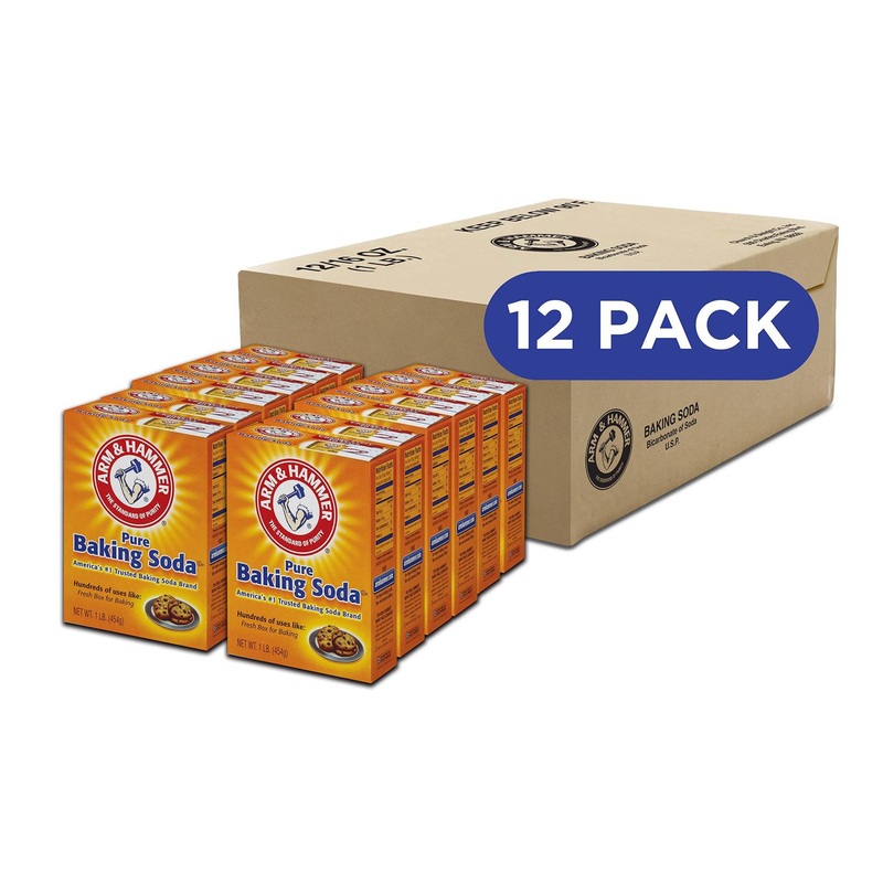 Arm & Hammer Baking Soda 12-Pack 1lb Boxes – 12 Pounds Total