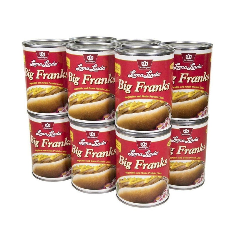Loma Linda Plant Based Big Franks Substitute (15 oz, 12 pack)