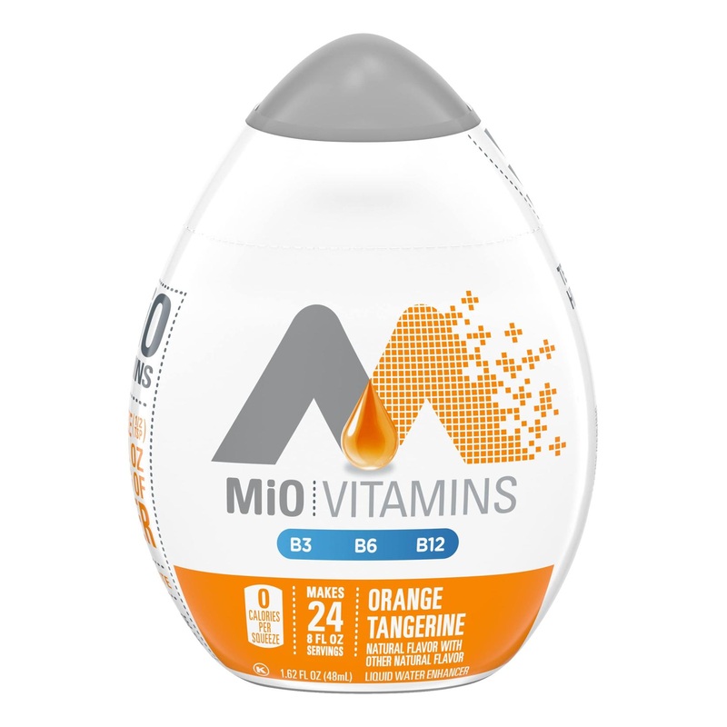 Mio Vitamins Liquid Water Enhancer Orange Tangerine 1.62 fl oz – Pack of 3 | Delicious and Convenient Hydration Solution