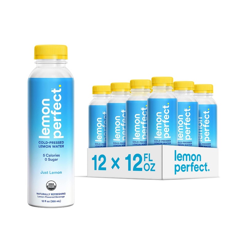 Organic Cold-Pressed Lemon Water – Sugar-Free, Keto Certified (12-Pack)