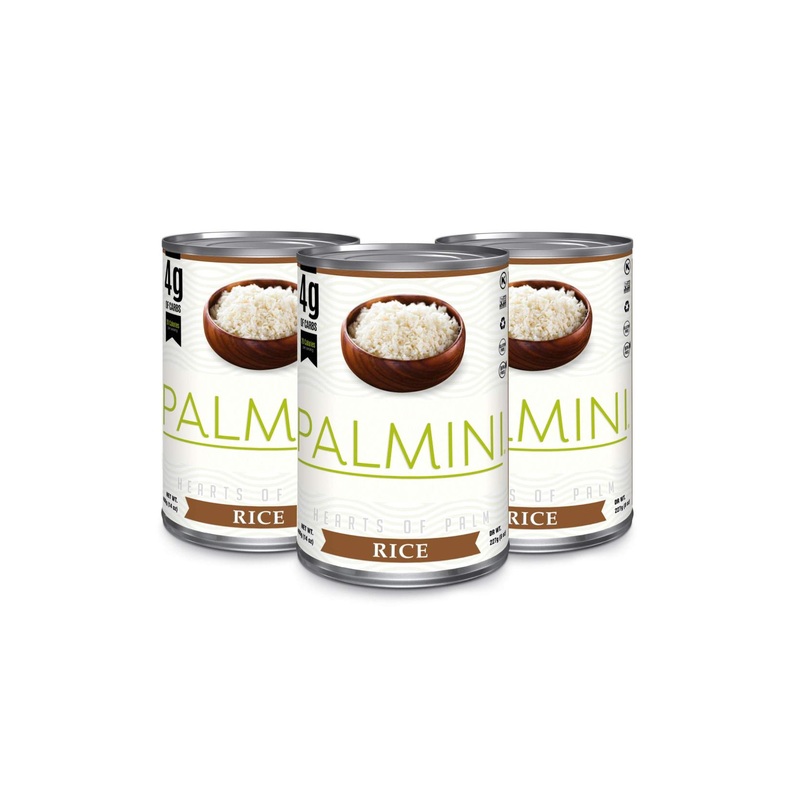 Palmini Low Carb Rice – 4g Carbs – Gluten Free – As Seen On Shark Tank – 14 Ounce (Pack of 3)
