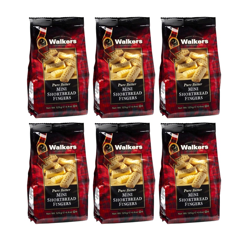 Walkers Shortbread Mini Fingers 4.4oz (Pack of 6) – Delicious Shortbread Cookies