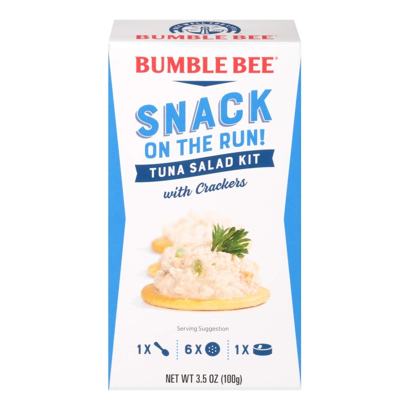 Bumble Bee Tuna Salad with Crackers Kit – Ready to Eat, Wild Caught Tuna – Shelf Stable Protein Snack 3.5 oz (Pack of 12)
