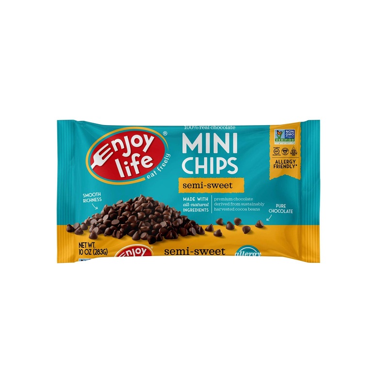 Enjoy Life Semi Sweet Chocolate Mini Chips – 10 oz | Dairy-Free, Gluten-Free, Vegan