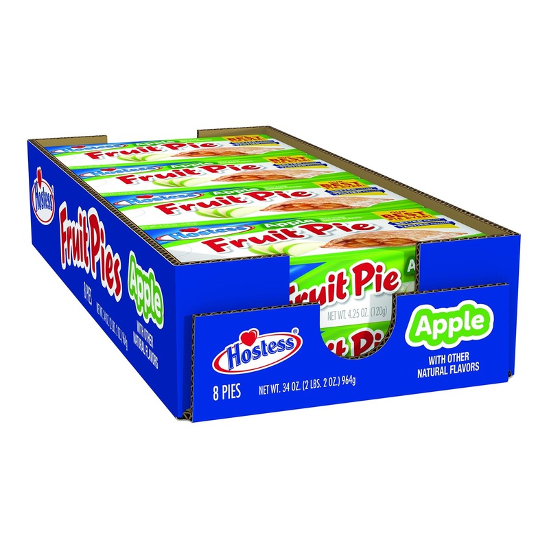 Hostess Fruit Pie Apple 4.25oz (Pack of 8) – Delicious Snack for On-the-Go
