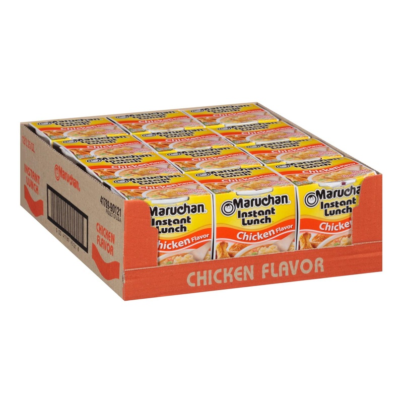 Maruchan Instant Lunch Chicken Flavor 2.25 oz (Pack of 12) – Fast & Flavorful Chicken Noodles