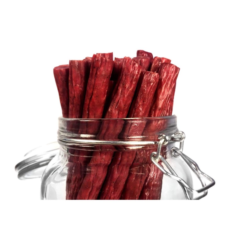 Mission Meats Keto Sugar Free Grass-Fed Beef Snack Sticks | Non-GMO, Gluten Free, Paleo | Healthy Natural Meat Jerky | 1 Ounce (Pack of 12)