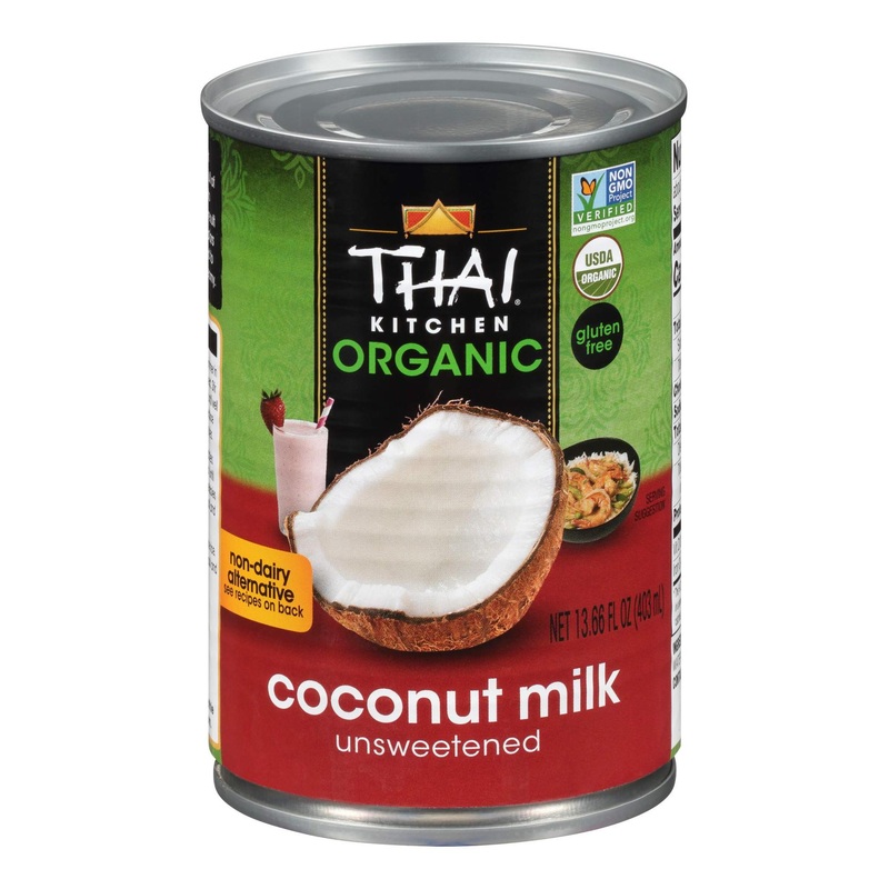 Thai Kitchen Organic Unsweetened Coconut Milk 13.66 Fl Oz – Pack of 6 | Pure & Natural Ingredient for Cooking and Baking