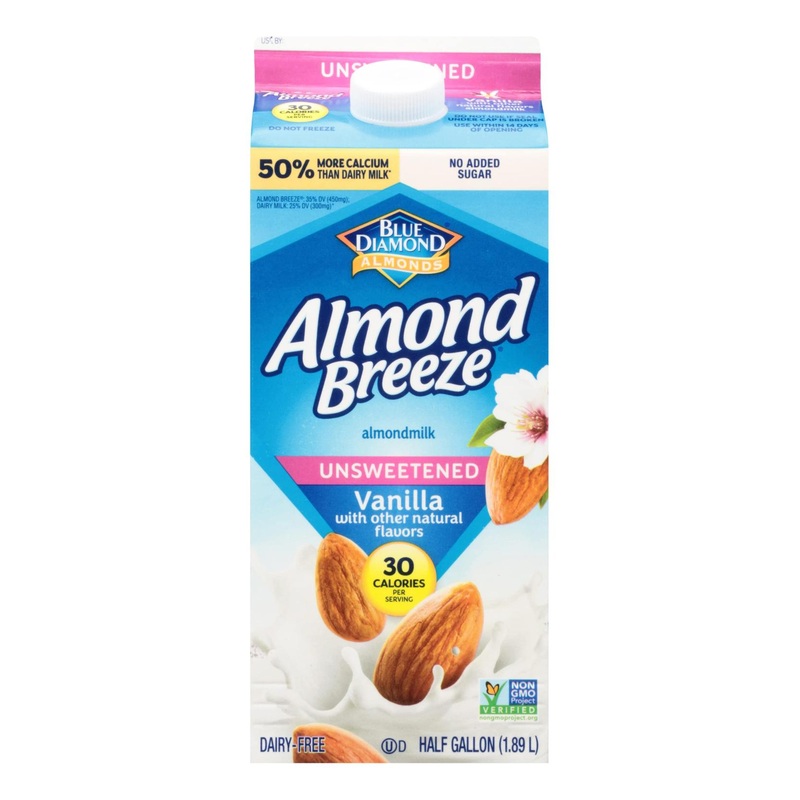 Almond Breeze Blue Diamond Vanilla Almond Milk 64oz – Lactose Free