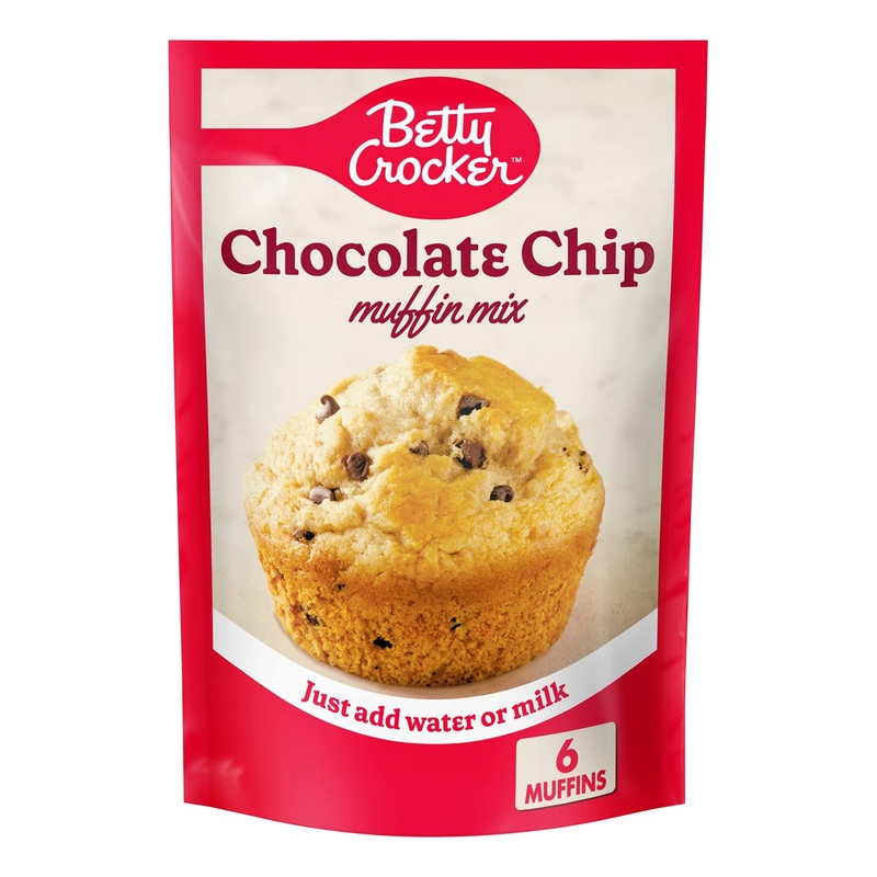 Betty Crocker Chocolate Chip Muffin Mix 6.5 oz – Pack of 9 | Delicious Bakery-Style Treats for Any Time of Day