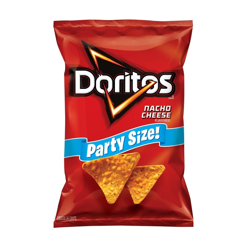 Doritos Nacho Cheese Party Size (15 oz) | Flavored Tortilla Chips