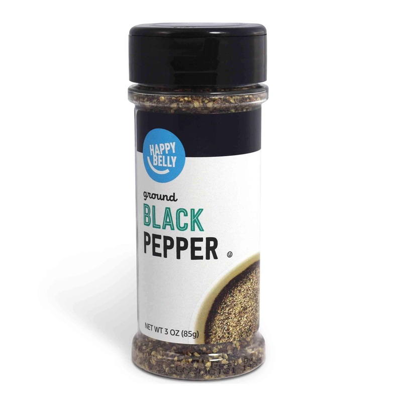 Happy Belly Black Pepper Coarse Ground – 3 Ounce | Amazon Brand