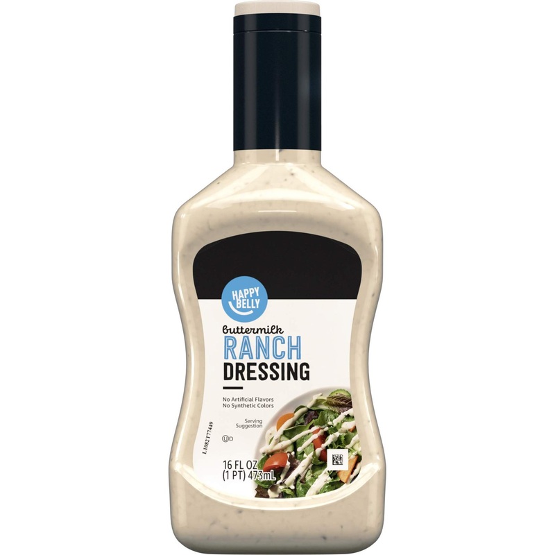 Happy Belly Buttermilk Ranch Dressing 16 Fl Oz – Amazon Brand