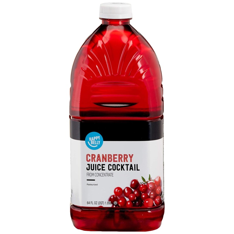 Happy Belly Cranberry Juice 64oz – Amazon Brand from Concentrate