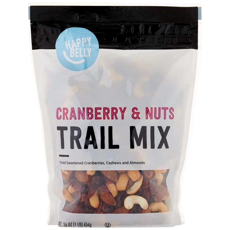 Happy Belly Cranberry & Nuts Trail Mix – 16 Ounce Pack of 1 | Delicious Blend of Cranberries & Nuts | Amazon Brand