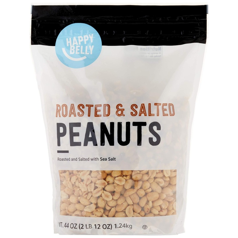 Happy Belly Roasted and Salted Peanuts – 44 Ounce | Amazon Brand