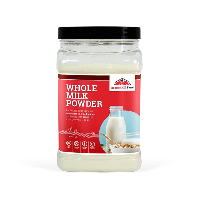 Hoosier Hill Farm All American Whole Milk Powder 2 LB – High Quality Dairy Product