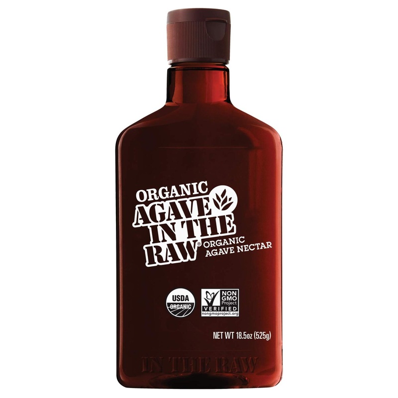Organic Agave Nectar Sweetener – Blue Agave Syrup for Coffee, Baking, Cooking – 18.5oz Bottle, Pack of 8 – Low Carb, Vegan, Gluten-Free