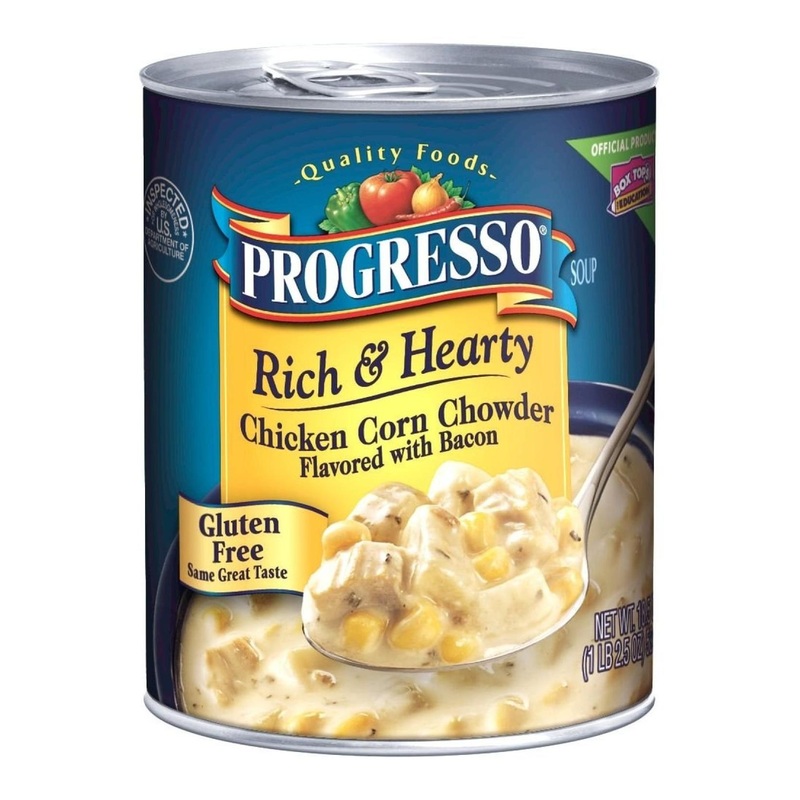 Progresso Rich & Hearty Chicken Corn Chowder Soup 18.5 oz – Pack of 6