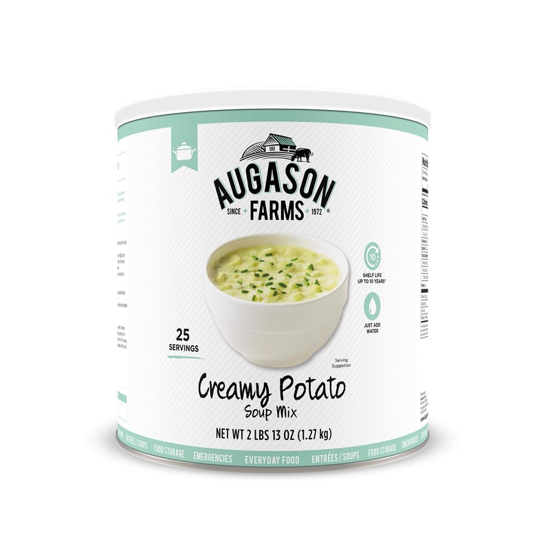 Augason Farms Creamy Potato Soup Mix – 44 oz Can | Delicious and Easy to Prepare