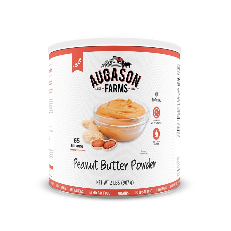 Augason Farms Peanut Butter Powder 2 lbs – No. 10 Can | Delicious and Nutritious Powdered Peanut Butter