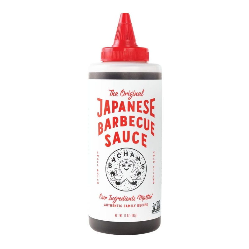 Bachan’s Japanese Barbecue Sauce 17oz | Small Batch, Non-GMO, Preservative-Free | Vegan & BPA-Free | Ideal for Wings, Chicken, Beef, Pork, Seafood, Noodle Recipes & More