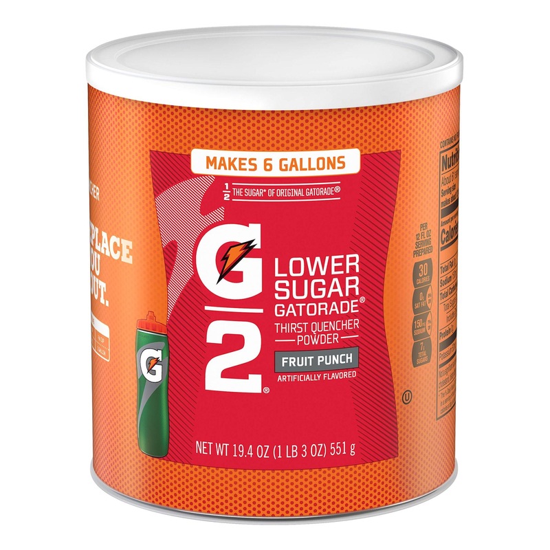 Gatorade Thirst Quencher Powder  G2 Fruit Punch  19.4 Ounce  pack of 3 G2 Fruit Punch Thirst Quencher Powder