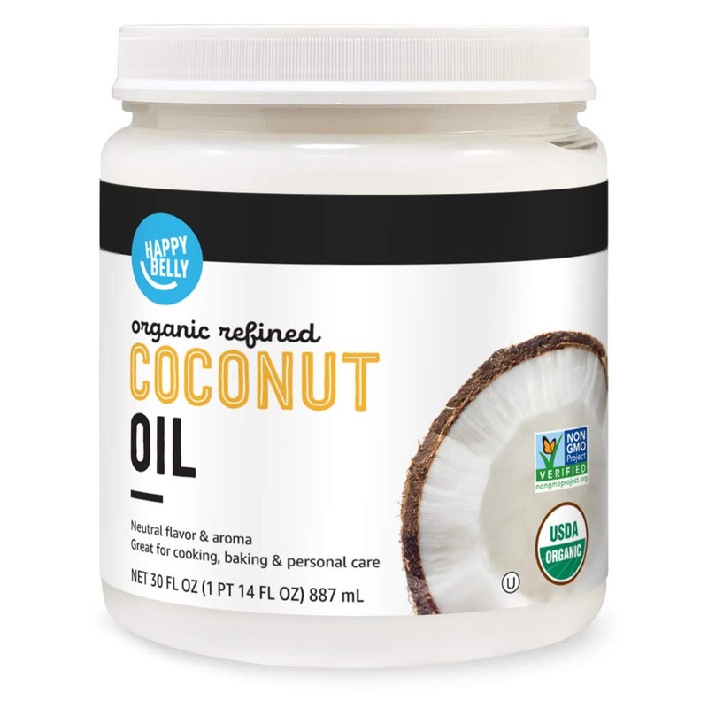 Happy Belly Organic Refined Coconut Oil – 30 Fl Oz