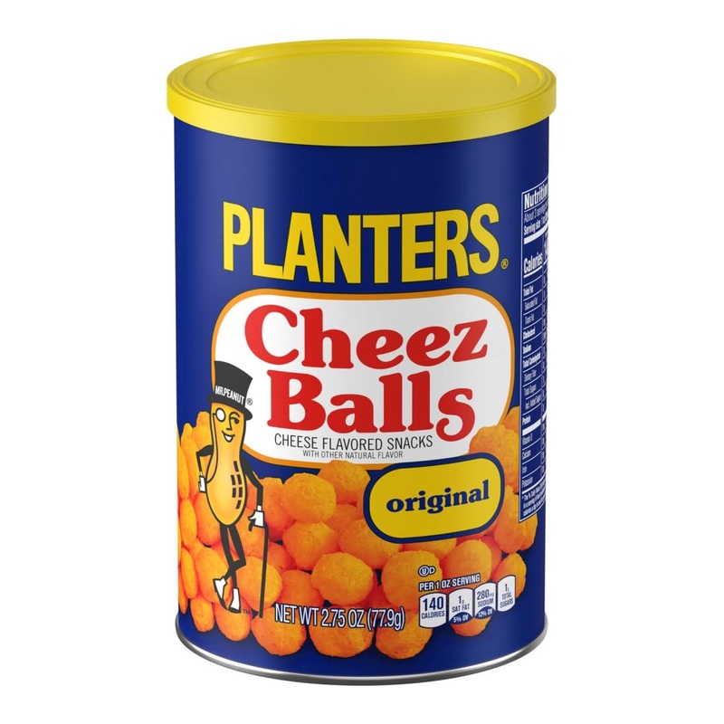 Planters Original Cheez Balls 2.75oz (Pack of 12) – Cheese Flavored Snacks