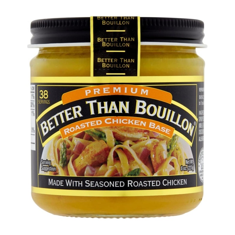 Better Than Bouillon Premium Roasted Chicken Base – 8-Ounce Jar (38 Servings) – Seasoned Roasted Chicken Blendable Base for Enhanced Flavor