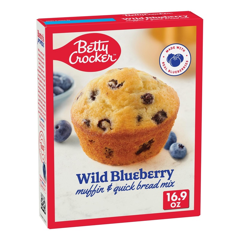 Betty Crocker Wild Blueberry Muffin & Quick Bread Mix 16.9 oz – Delicious Homemade Baking Solution