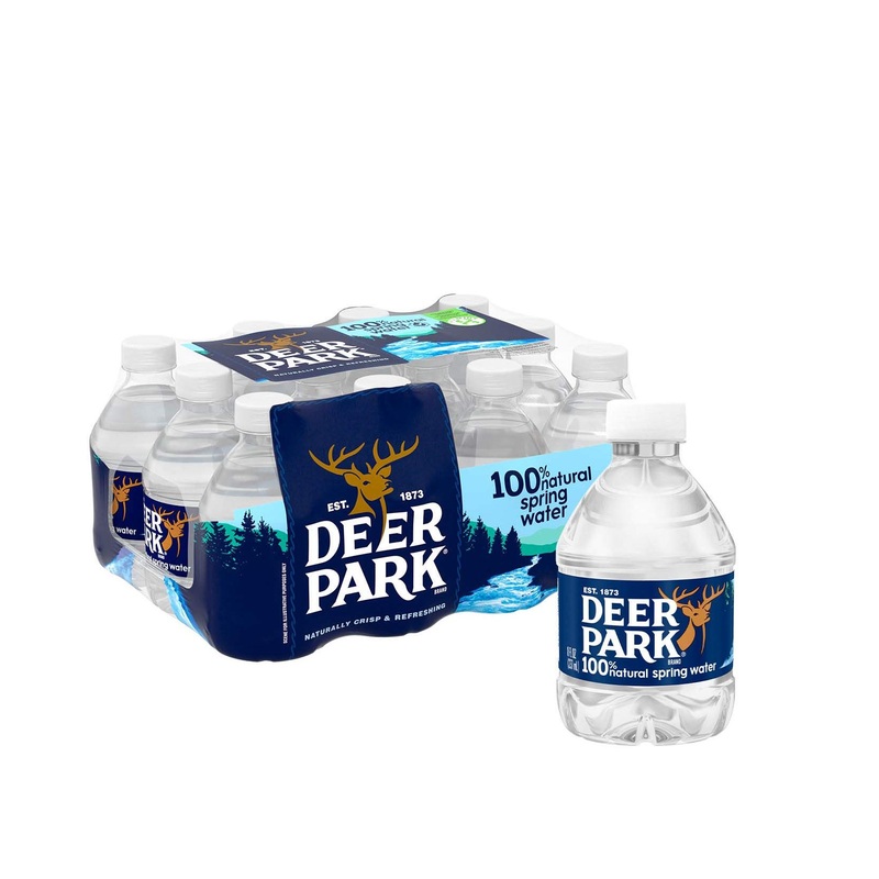 Deer Park Natural Spring Water 8oz 8fl oz (12 Pack) – Premium Hydration Option