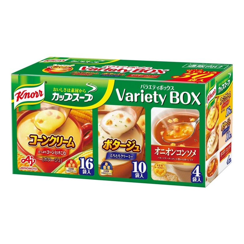 Knorr cup soup Variety box 30 packs