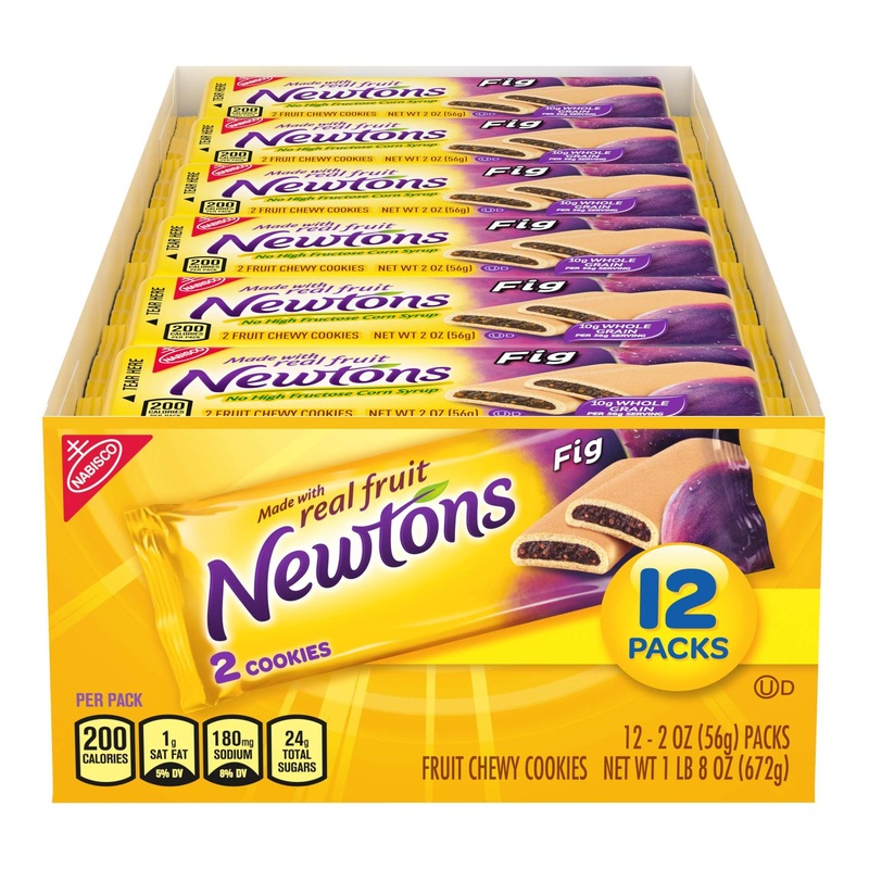 Newton’s Soft & Fruit Chewy Fig Cookies 24 oz – 12 Pack (2 Cookies Per Pack)