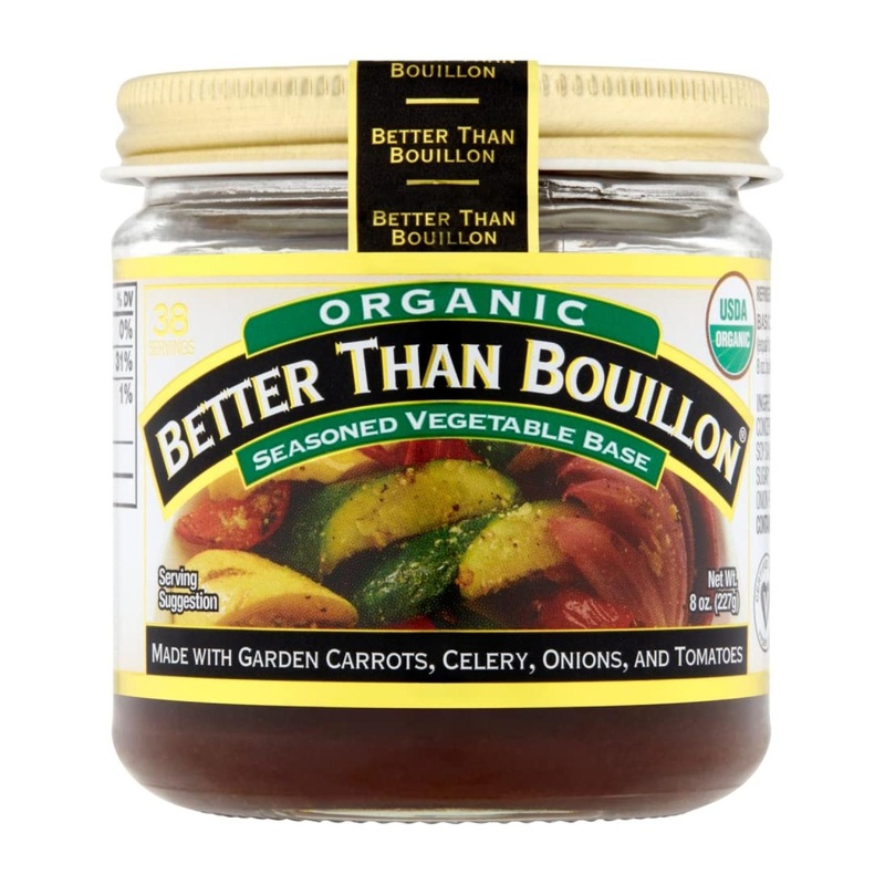 Organic Vegetable Base: Better Than Bouillon 8 oz Jar – Vegan & Concentrated, Makes 9.5 Quarts of Broth