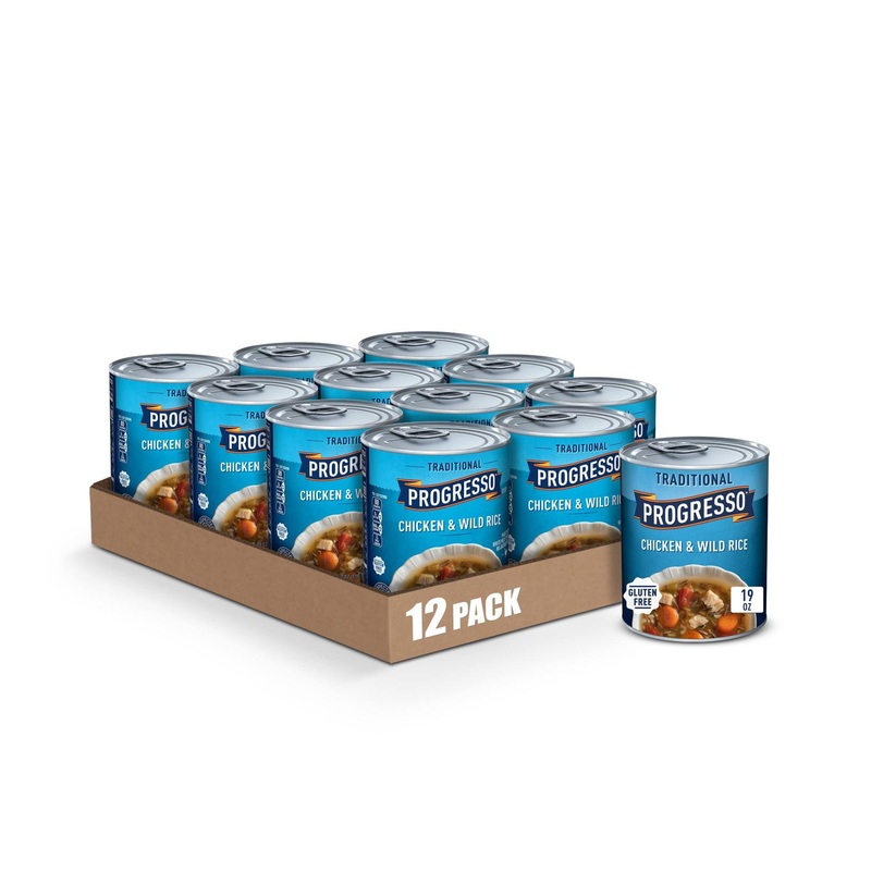 Progresso Chicken and Wild Rice Soup – Gluten Free 19 oz. (Pack of 12)