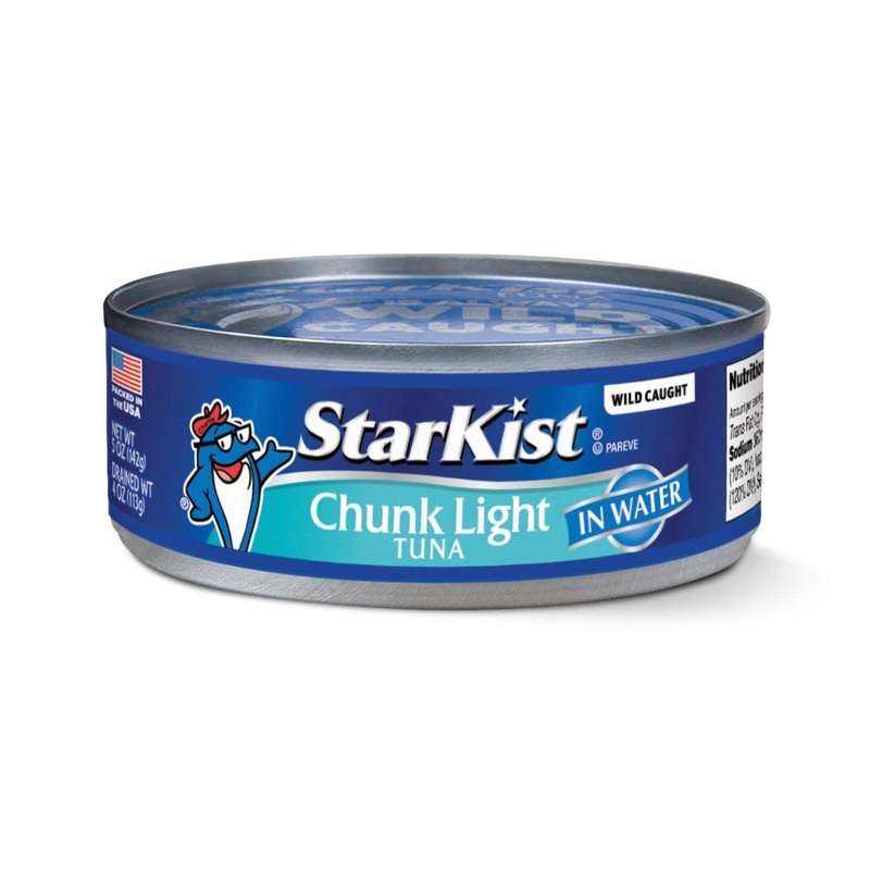 StarKist Chunk Light Tuna in Water 5 oz (Pack of 48) – Bulk Canned Tuna in Water