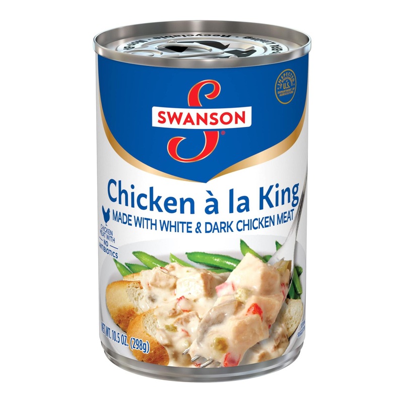Swanson Chicken a la King 10.5oz Can, White & Dark Meat, Pack of 12