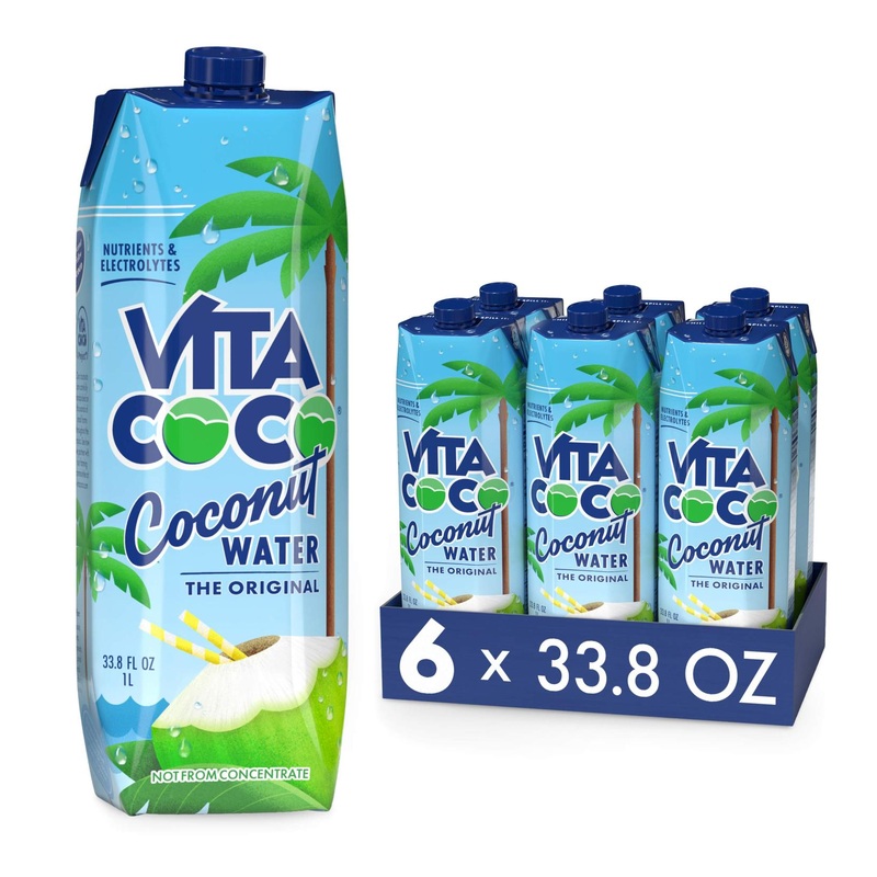 Vita Coco Original Coconut Water 202.8 Fl Oz (Pack of 6)