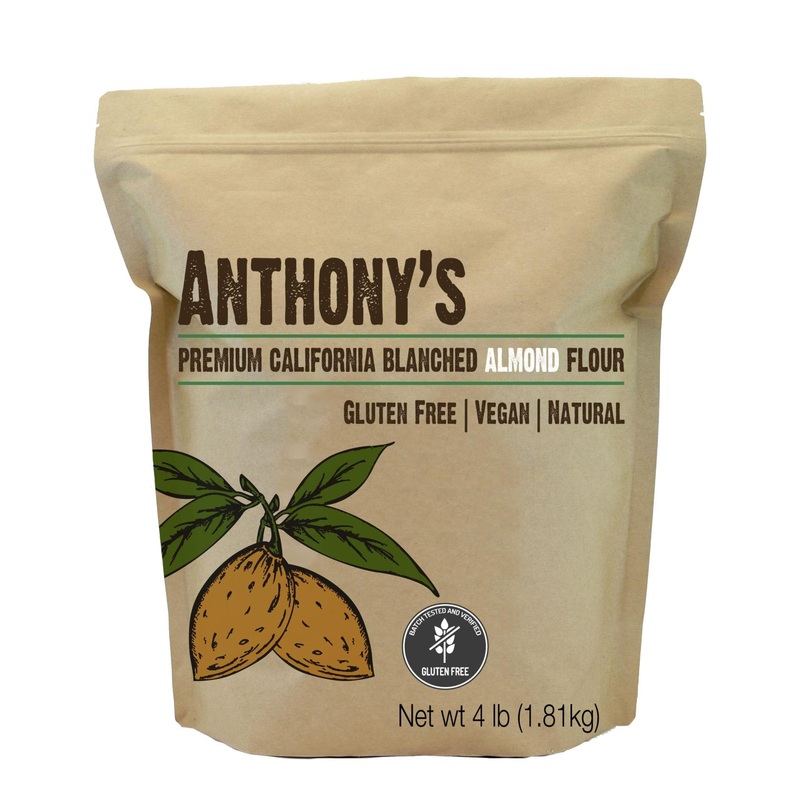 Anthony’s Blanched Almond Flour 4 lb – Gluten Free, Non-GMO, Keto Friendly