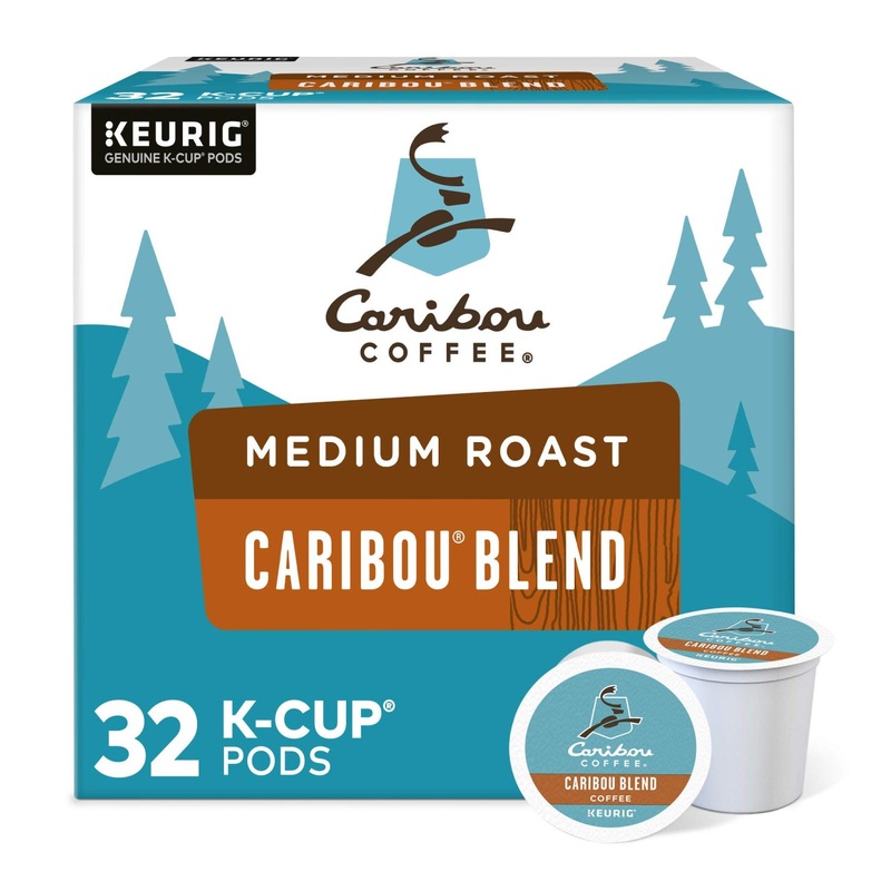 Caribou Coffee Caribou Blend Keurig K-Cup Pods 32 Count – Medium Roast