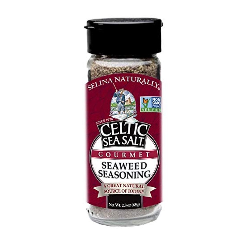 Celtic Sea Salt Gourmet Shaker – 2.3oz | Umami Seasoning with Naturally Occurring Iodine | Seaweed Infused for Enhanced Flavor