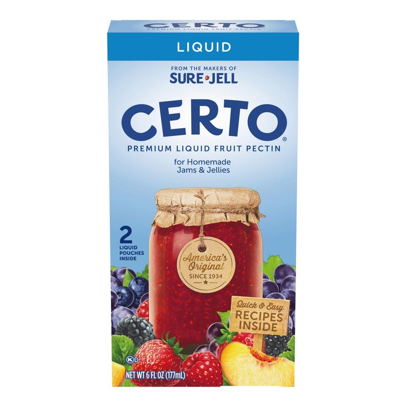 Certo Premium Liquid Fruit Pectin – 4 Pack, 8 Total 3 fl oz Pouches